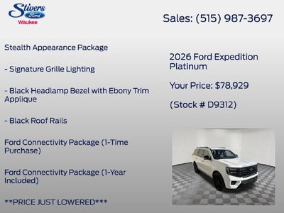 2026 Ford Expedition Platinum