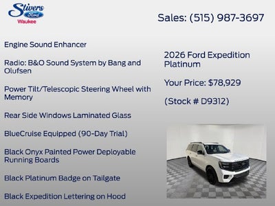 2026 Ford Expedition Platinum