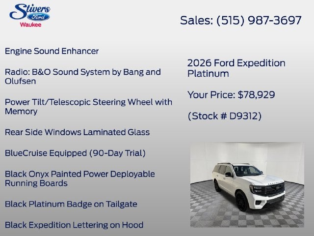 2026 Ford Expedition Platinum