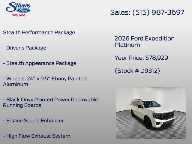 2026 Ford Expedition Platinum