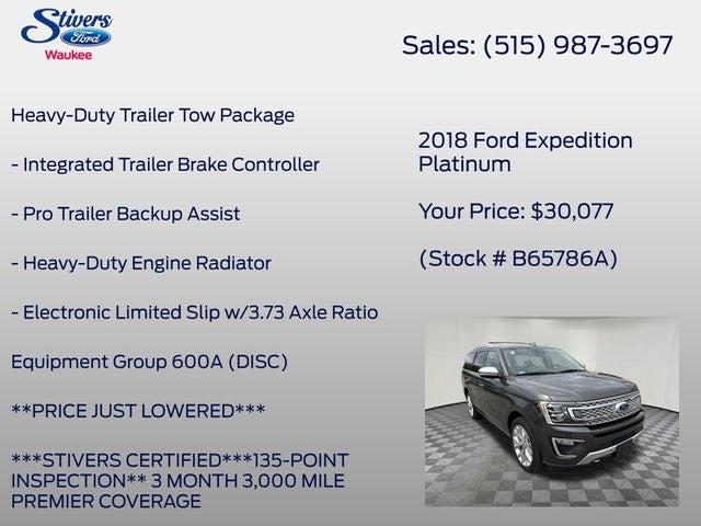2018 Ford Expedition Platinum