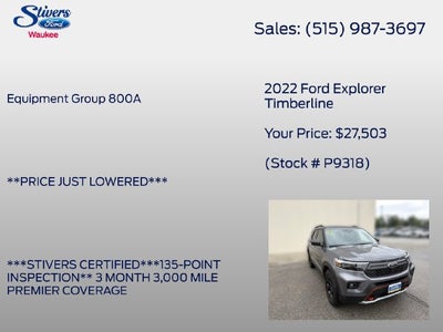 2022 Ford Explorer Timberline