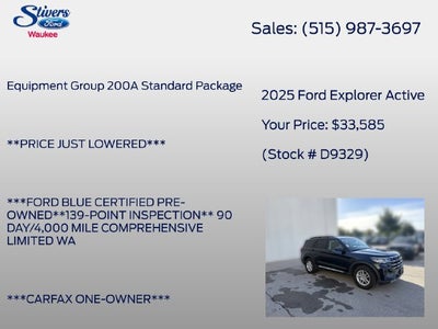2025 Ford Explorer Active
