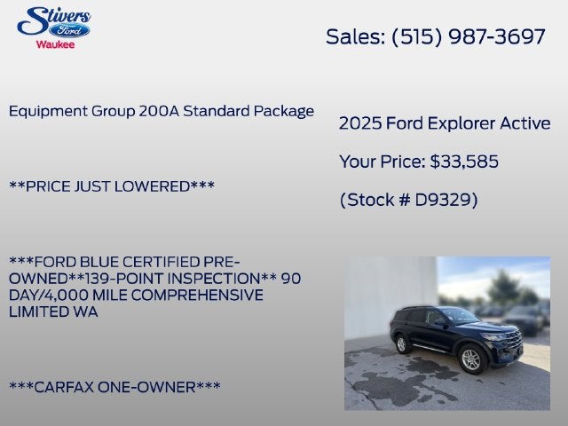 2025 Ford Explorer Active
