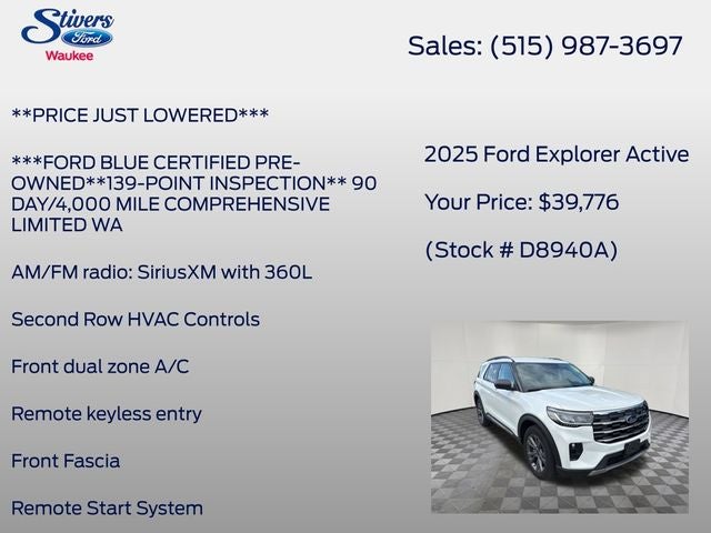 2025 Ford Explorer Active