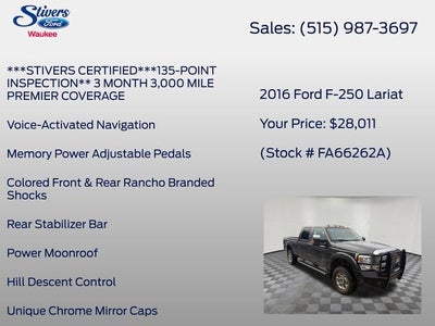 2016 Ford F-250SD Lariat
