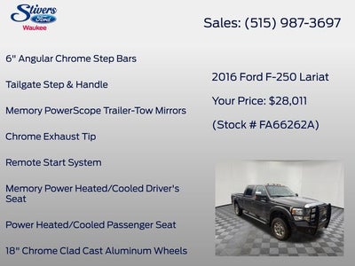 2016 Ford F-250SD Lariat