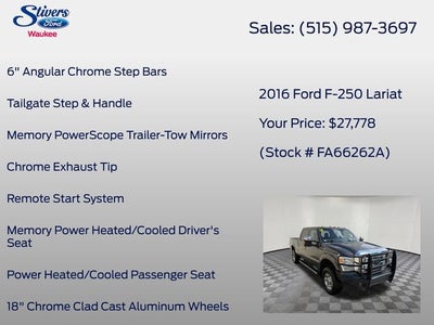 2016 Ford F-250SD Lariat