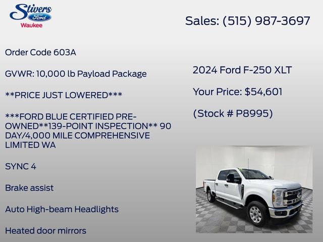 2024 Ford F-250SD XLT