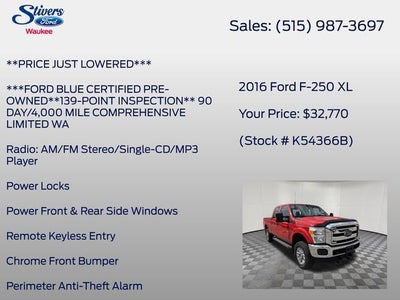 2016 Ford F-250SD XL