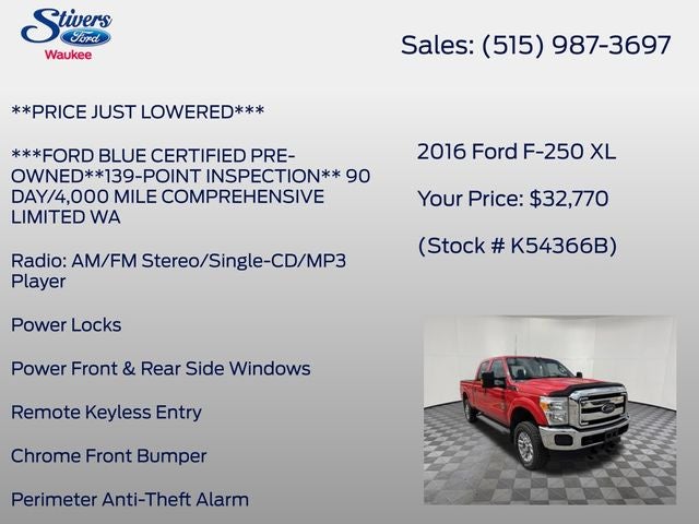 2016 Ford F-250SD XL