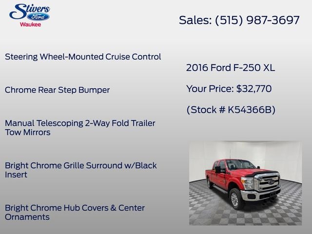 2016 Ford F-250SD XL