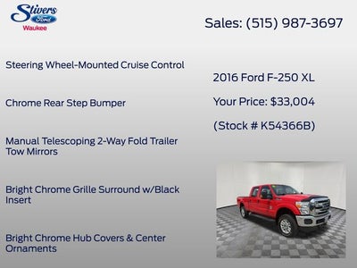 2016 Ford F-250SD XL