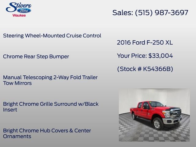 2016 Ford F-250SD XL