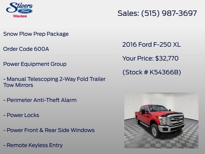 2016 Ford F-250SD XL