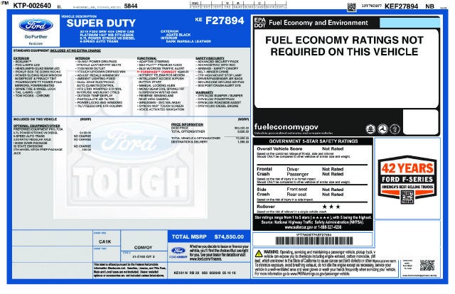2019 Ford F-250SD Platinum