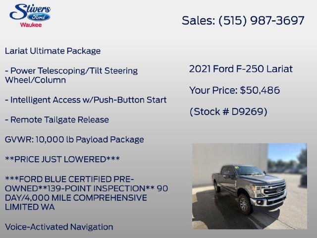2021 Ford F-250SD Lariat