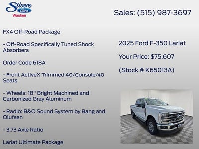 2025 Ford F-350SD Lariat