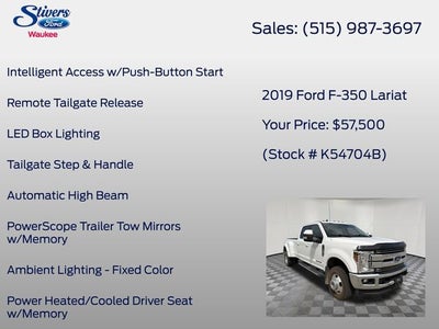 2019 Ford F-350SD Lariat DRW