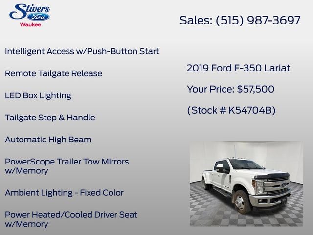 2019 Ford F-350SD Lariat DRW