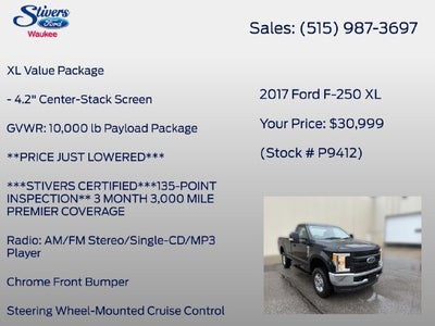 2017 Ford F-250SD XL
