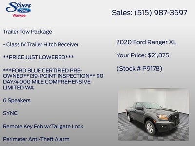 2020 Ford Ranger XL