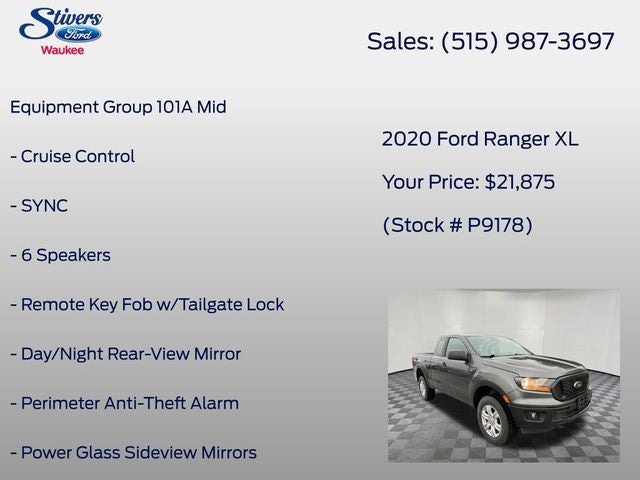 2020 Ford Ranger XL