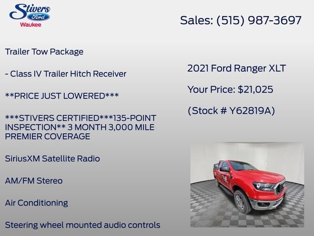 2021 Ford Ranger XLT