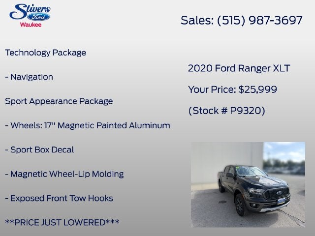 2020 Ford Ranger XLT