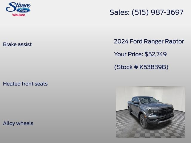 2024 Ford Ranger Raptor