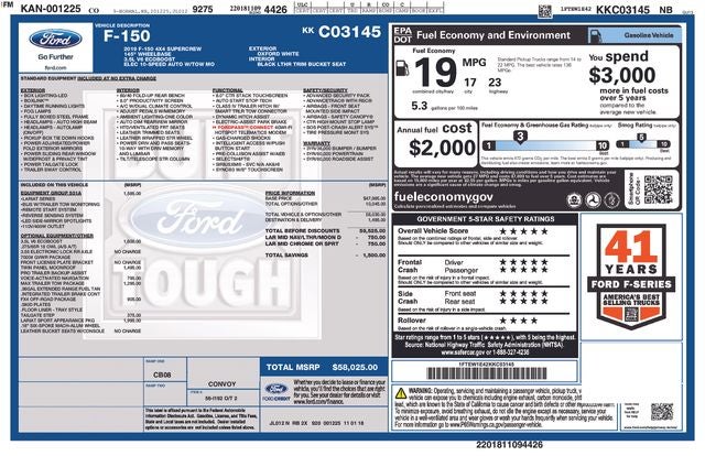 2019 Ford F-150 Lariat