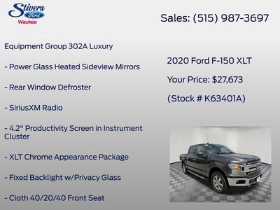 2020 Ford F-150 XLT
