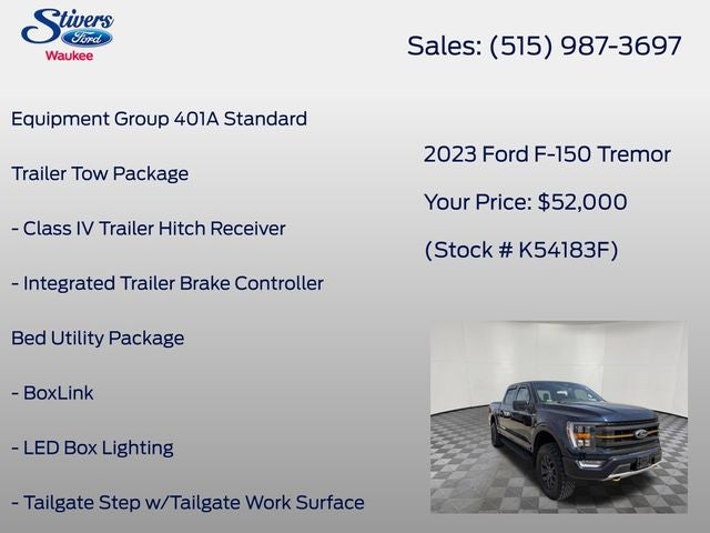 2023 Ford F-150 Tremor