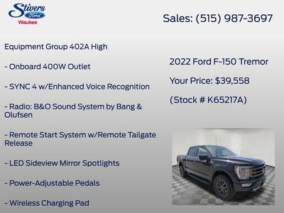 2022 Ford F-150 Tremor