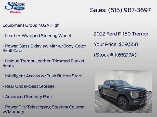 2022 Ford F-150 Tremor