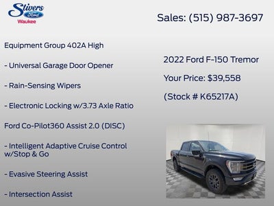 2022 Ford F-150 Tremor