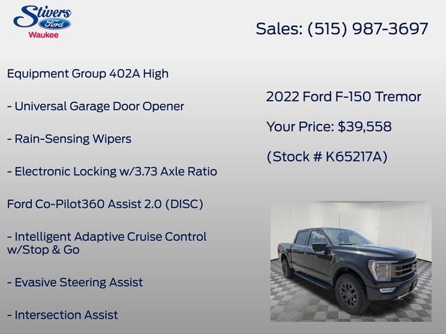 2022 Ford F-150 Tremor
