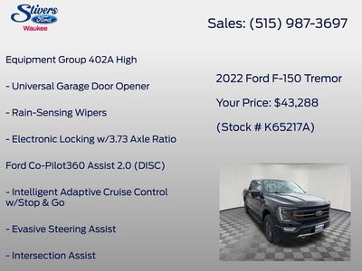2022 Ford F-150 Tremor