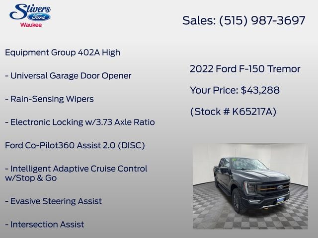 2022 Ford F-150 Tremor