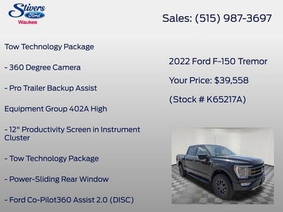 2022 Ford F-150 Tremor