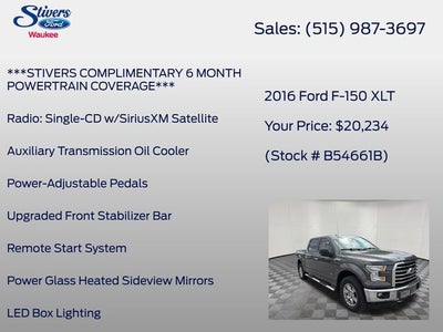2016 Ford F-150 XLT