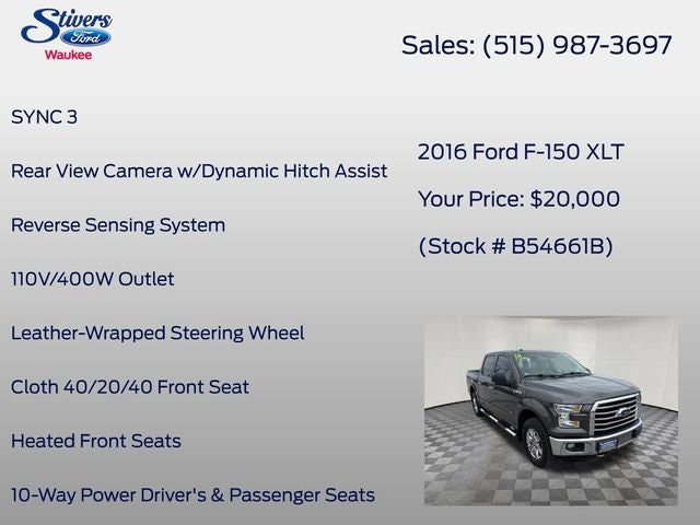 2016 Ford F-150 XLT