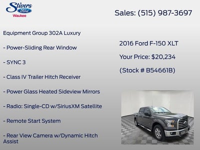 2016 Ford F-150 XLT