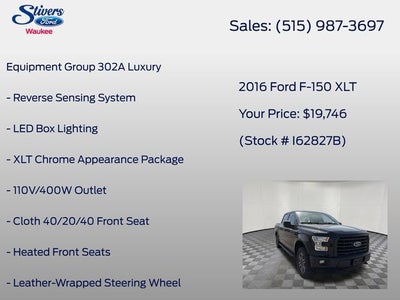 2016 Ford F-150 XLT