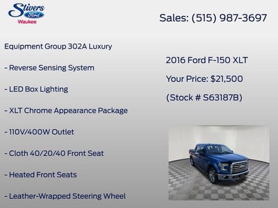 2016 Ford F-150 XLT