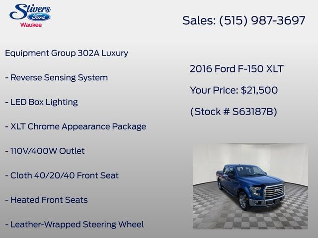 2016 Ford F-150 XLT
