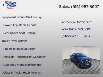 2016 Ford F-150 XLT