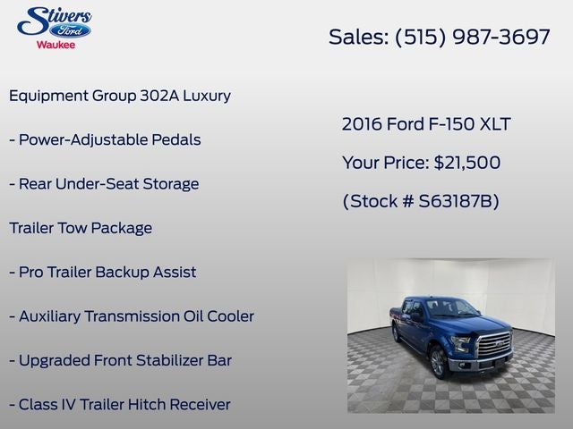 2016 Ford F-150 XLT