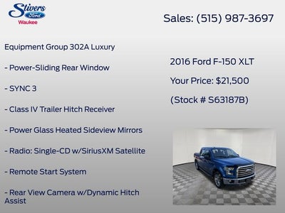 2016 Ford F-150 XLT