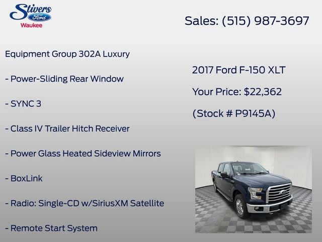 2017 Ford F-150 XLT
